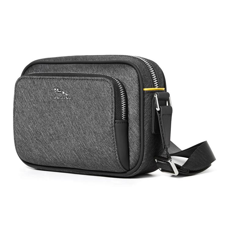 New JAGUAR Fabric Crossbody Bag, Shoulder Bag Regular Men's Black JA1T1220153113
