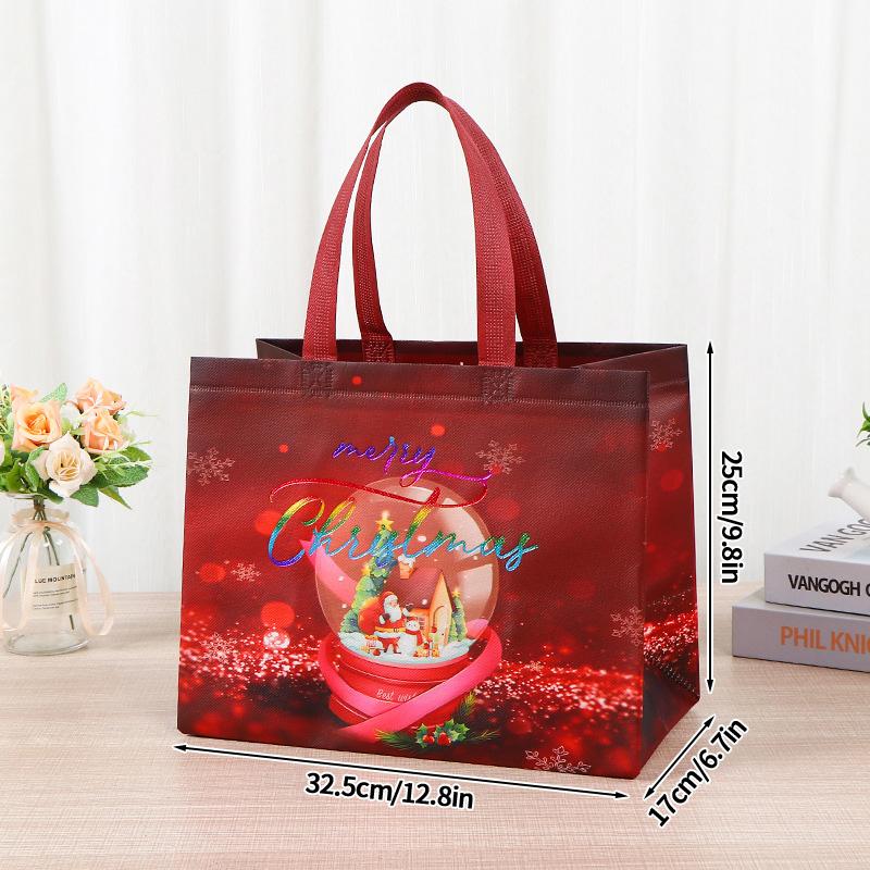 Christmas Gift Bags Large Capacity Gift Bag Wedding Gifts for Guests Christmas Candy Bags Santa Sacks Suministros Navideños