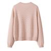 Pure Cashmere Round Neck Drop Shoulder Sweater - Thick, Loose, Slimming, Long Sleeve - Women's Versatile Autumn/Winter Knitwear