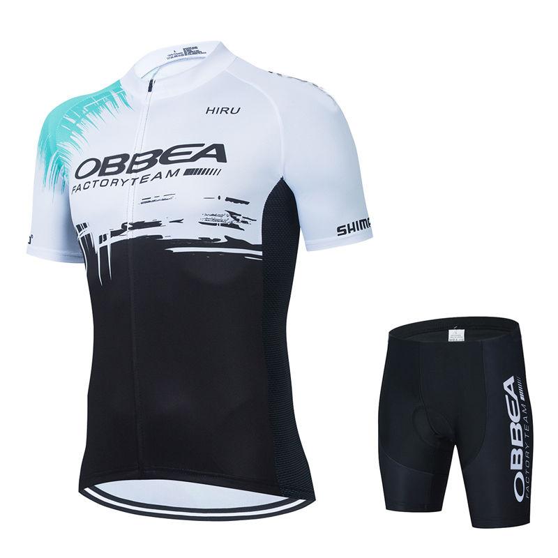 

2025 Team Cycling Jersey Set Summer Ropa Ciclismo Men Hiru Short Sleeve Cycling Clothing Outdoor MTB Riding Bike Uniform Maillot L