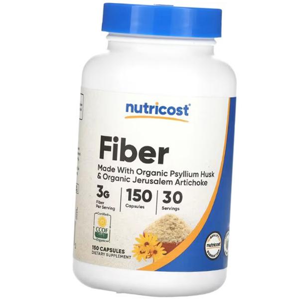 

Органический порошок шелухи подорожника и топинамбура, Fiber, Nutricost (69647011) 150caps