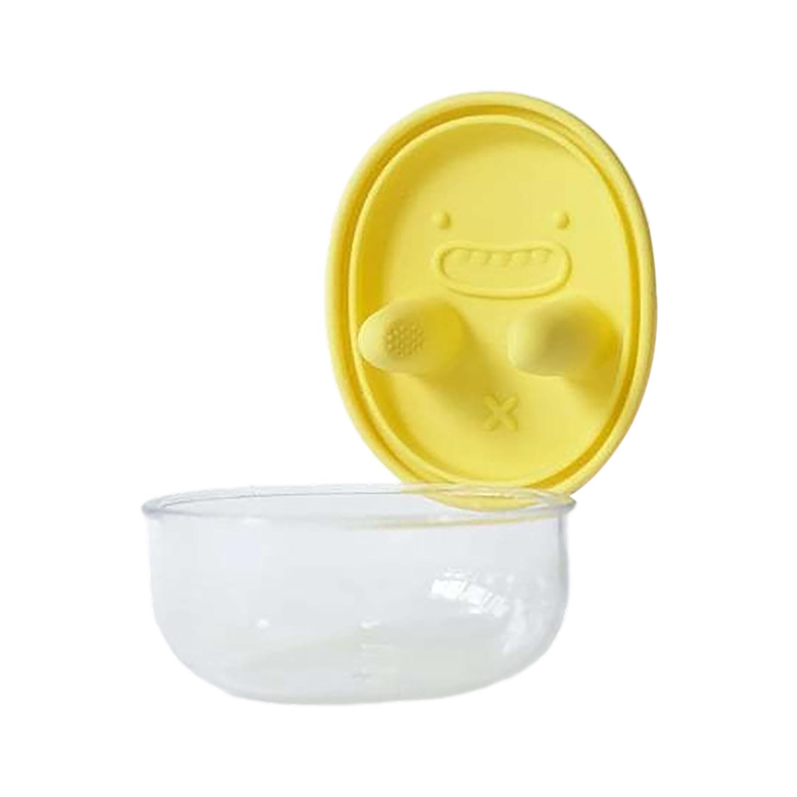 

2-in-1 Reusable Food Storage And Snack Container With Lid, Portable Dust-proof Toddler Container For Household And Travel, Fouling One Size жёлтый