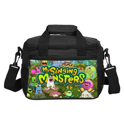 My Singing Monsters תיק אוכל הדפס קריקטורה קיבולת גדולה פיקניק בחוץ חדש גן יסודי בנים ובנות