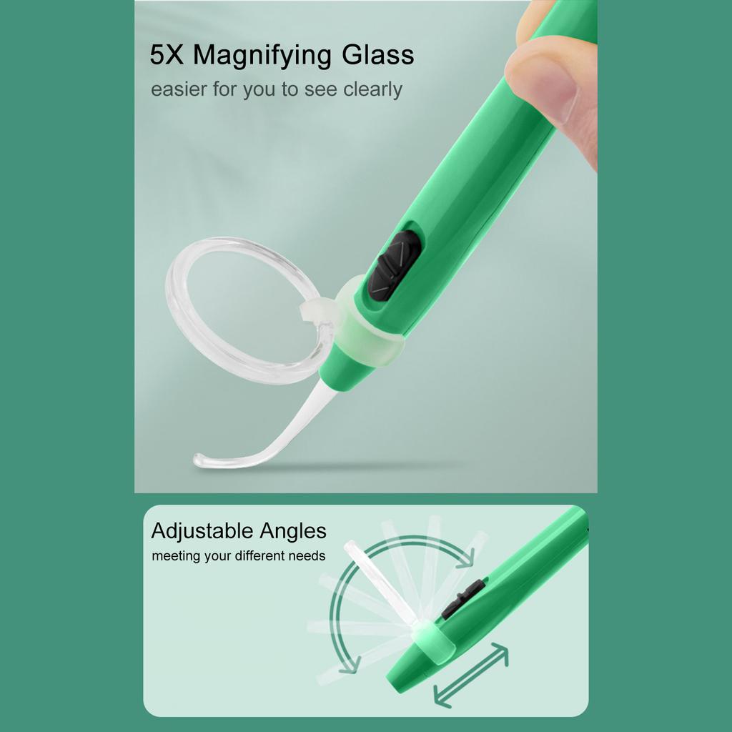 Ear Wax Removal Tools with Light Earpick Cleaning Kit for Kids & Adults Ear Spoon for Ear Care Set