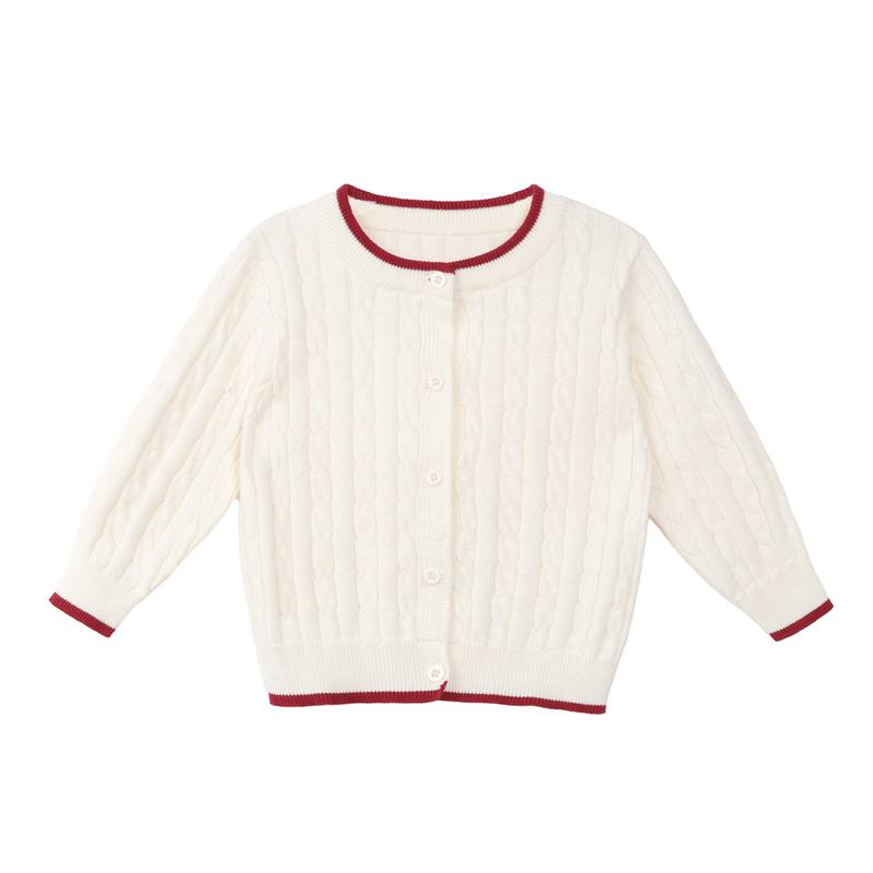 Baby Girl Colorblock Knit Cardigan 110
