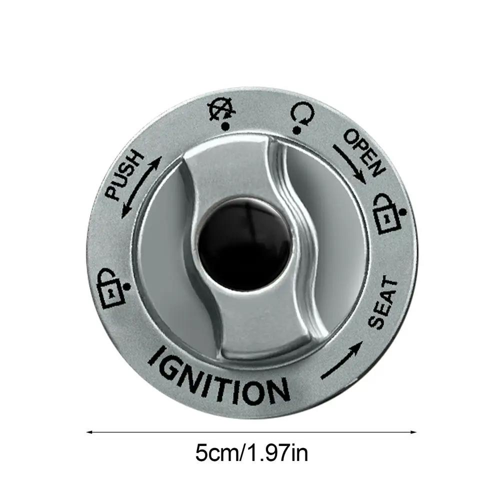 For Auto Interior Ignition Button Cover Alloy Car One-Touch Start Button Engine Contact Protective Cover Ignition Switchs