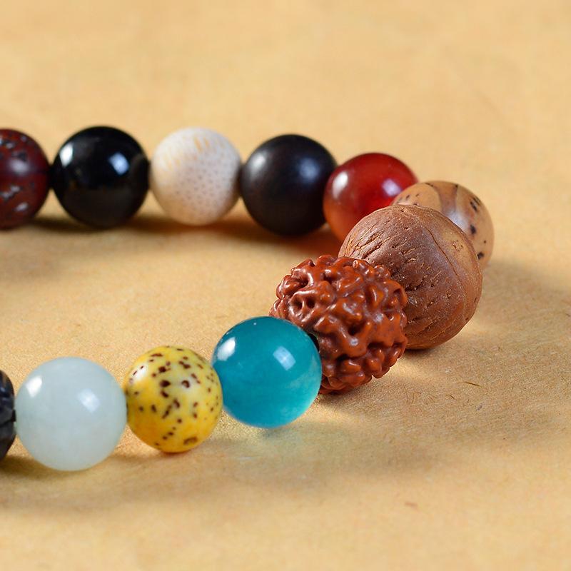 Tobo Bodhi Beads Play 18 semințe Tobo Hand String Vajra Bodhi Agate Brățară