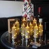 Electronic Simulation Remote Control LED Candle Light Acrylic Plastic Shell Light String for Christmas New Year Graduation