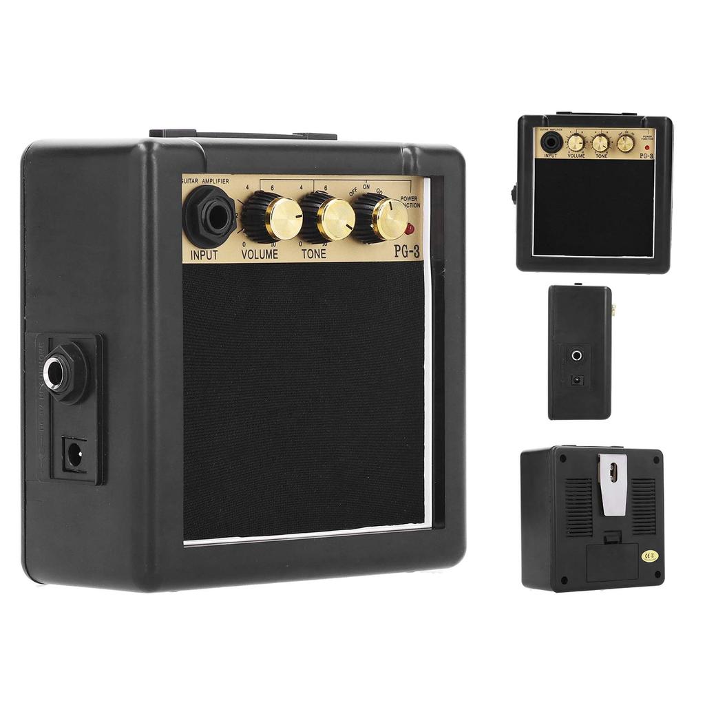 Bass Amplifier Sound Effect Tone Control Guitar Speaker Amplifier Small Instrument Speaker Portable Battery Operated Mini Instrument Accessories Home