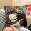 pc Cartoon Character Eijiro Kirishima Pillow Case Fashion Square Pillowcase Bedroom Sofa Room Ins Decoration Leisure