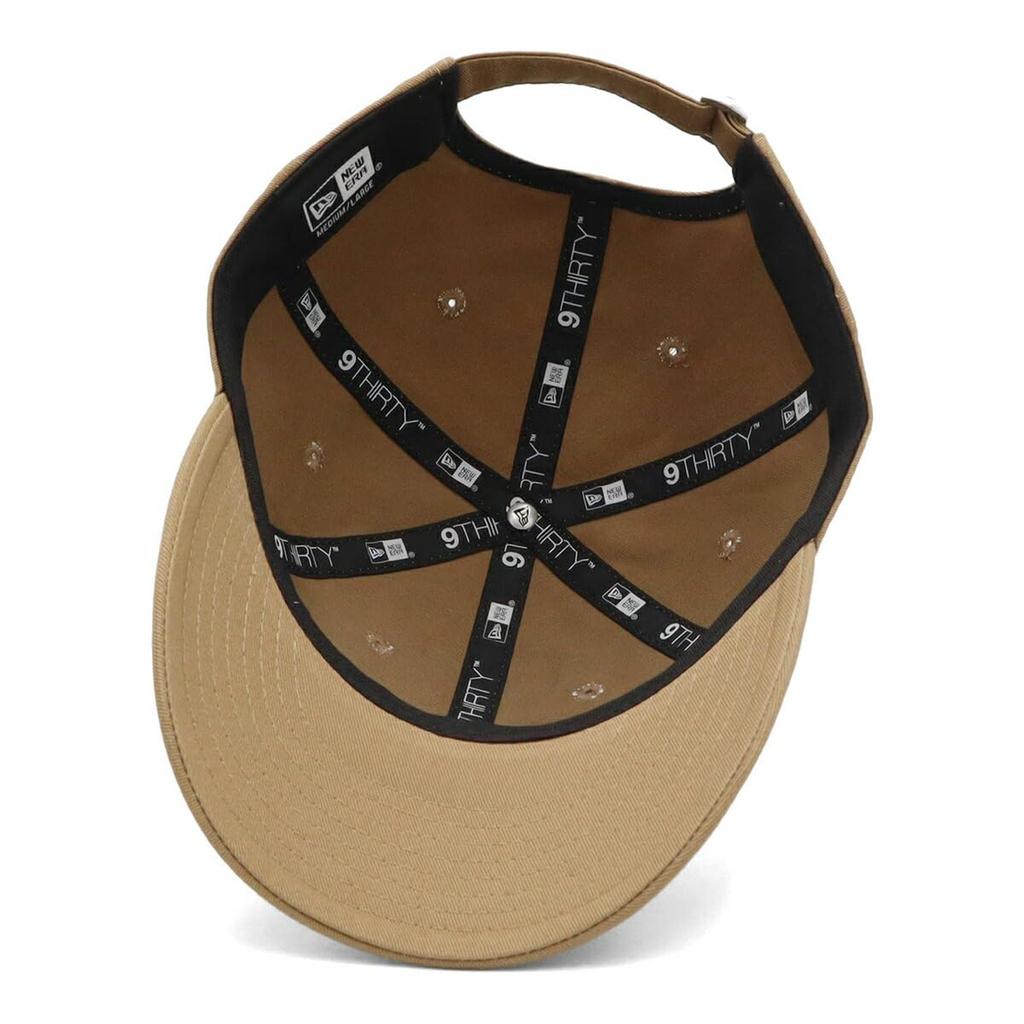 New Era 9THIRTY NE Logo Khaki Size 930 NONWAS NELOGO KHA WHI 25J Non-Wash Cap, L/XL,