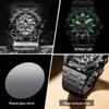 Binbang Men's Automatic Waterproof Skeleton Mechanical Watch - High-End Alloy Design
