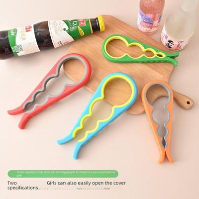 Versatile 4-in-1 Can and Bottle Opener with Non-Slip Grip for Home Kitchen Use