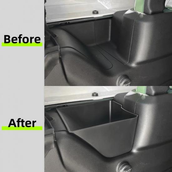 Car Back Trunk Two Both Side Multipurpose Storage Box Tray Organizer Compartment