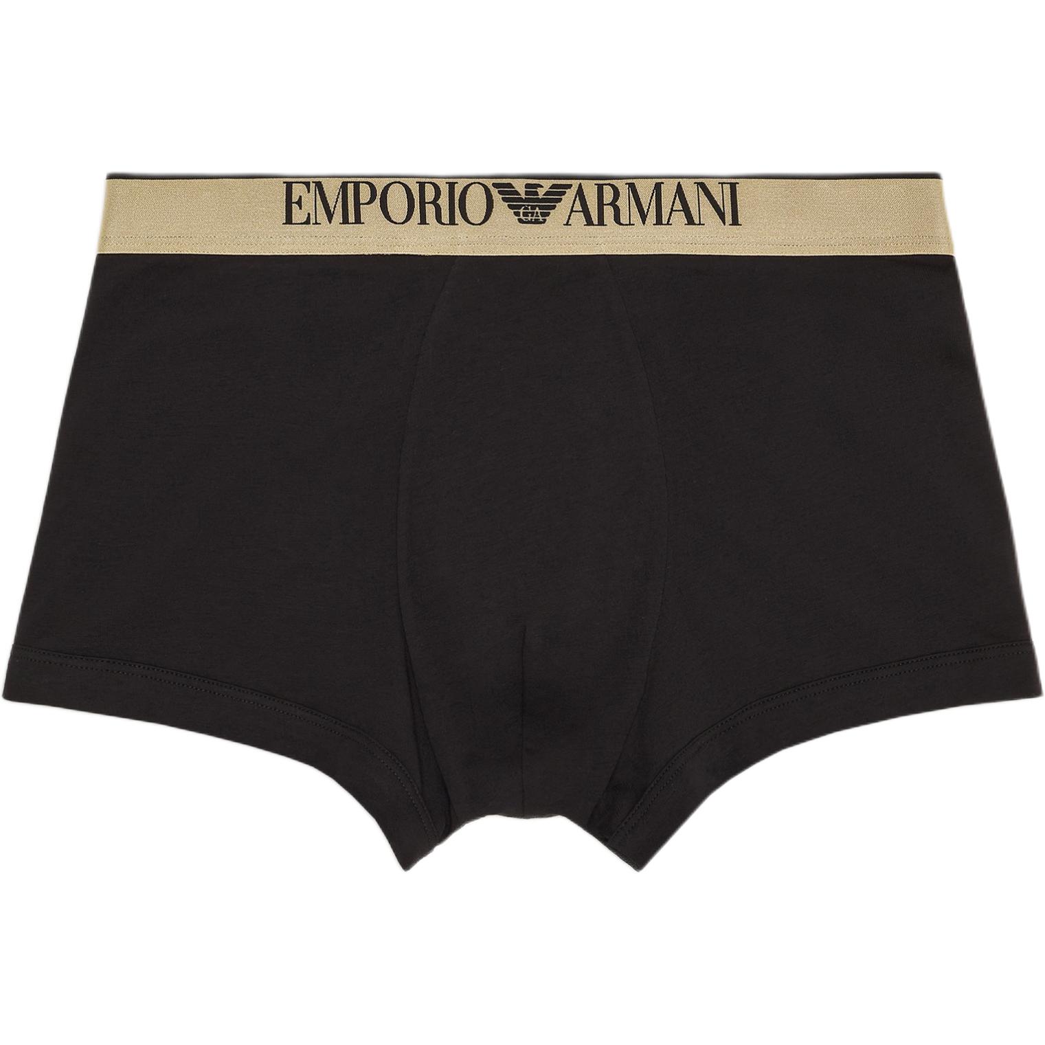 

Emporio Armani Эластичный жаккардовый пояс с цветовыми блоками Боксеры Мужское нижнее белье Черный 111389-4F512-00020 M