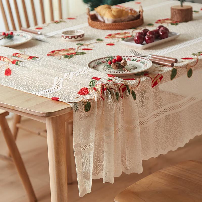 American Christmas Lace Tablecloth