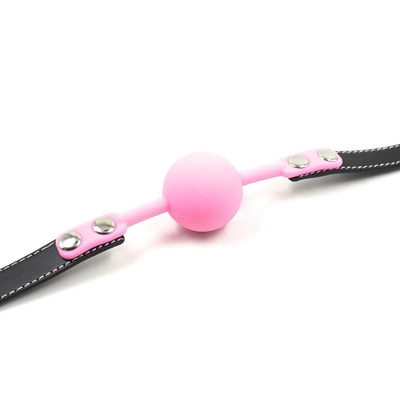 Slave Harness Silicone Ball Gag Bondage Fetish Mouth Restraints SM Toy