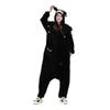 Kuromi Cosplay Kostüm Damen Kigurumi Pyjama Halloween Cartoon Einteiler Kind Kawaii Flanell Homewear Für Feiertagsparty Mädchen Geschenk
