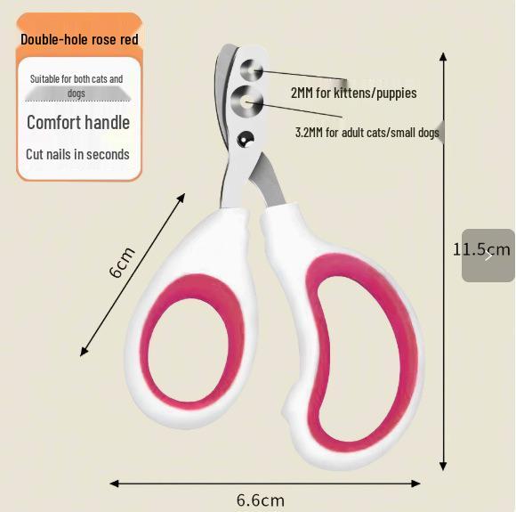 Universal Anti-Scratch Nail Clippers for Cats & Dogs - Newbie Essential Pet Grooming Tool