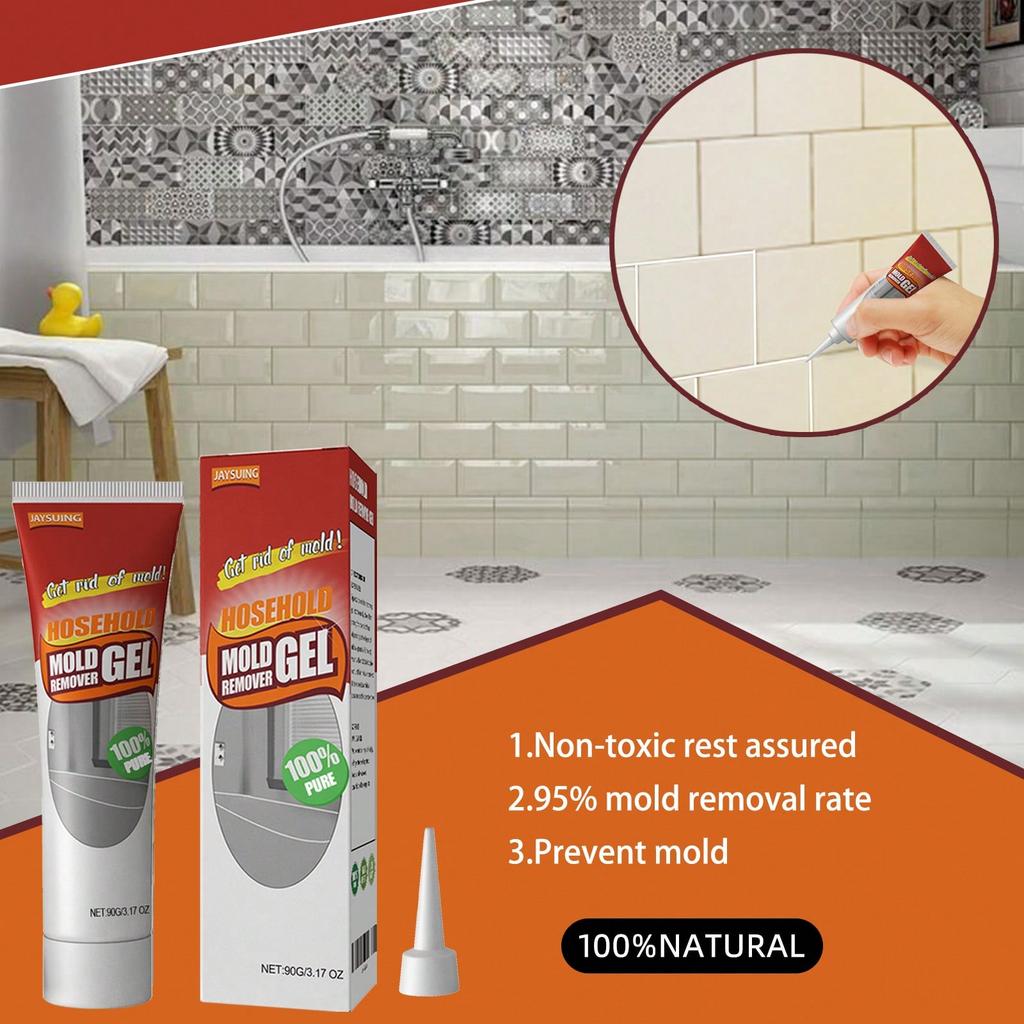 1/2PCS 90g Mildew Removing Gel, Mildew Removing Cleanser, White Wall Cleaning Of Bathroom, Kitchen W