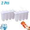 New Summer Hot Sales Ice Cream Tools With Wooden Sticks Silicone Popsicle Molds Custom Mini Silicone Ice Cream Popsicle Mold