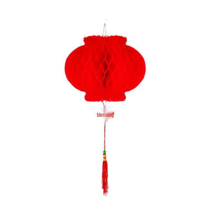 Red Honeycomb Lantern String Decorations