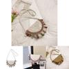Boho Chic Woven Tassel Mini Shoulder Bag For Urban Fashion