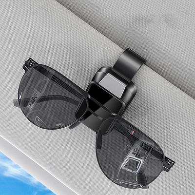 Car-Mounted Eyeglass Holder Multi-Functional Sunshade Board Storage Clip Sunglasses Frame Interior Decoration Accessories
