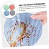 4 PCS Silicone Trivet Mats Heat Resistant Non-Slip Hot Pads for Kitchen | Multi-Functional Pan Protectors (Grey | Orange | Green | N Blue)
