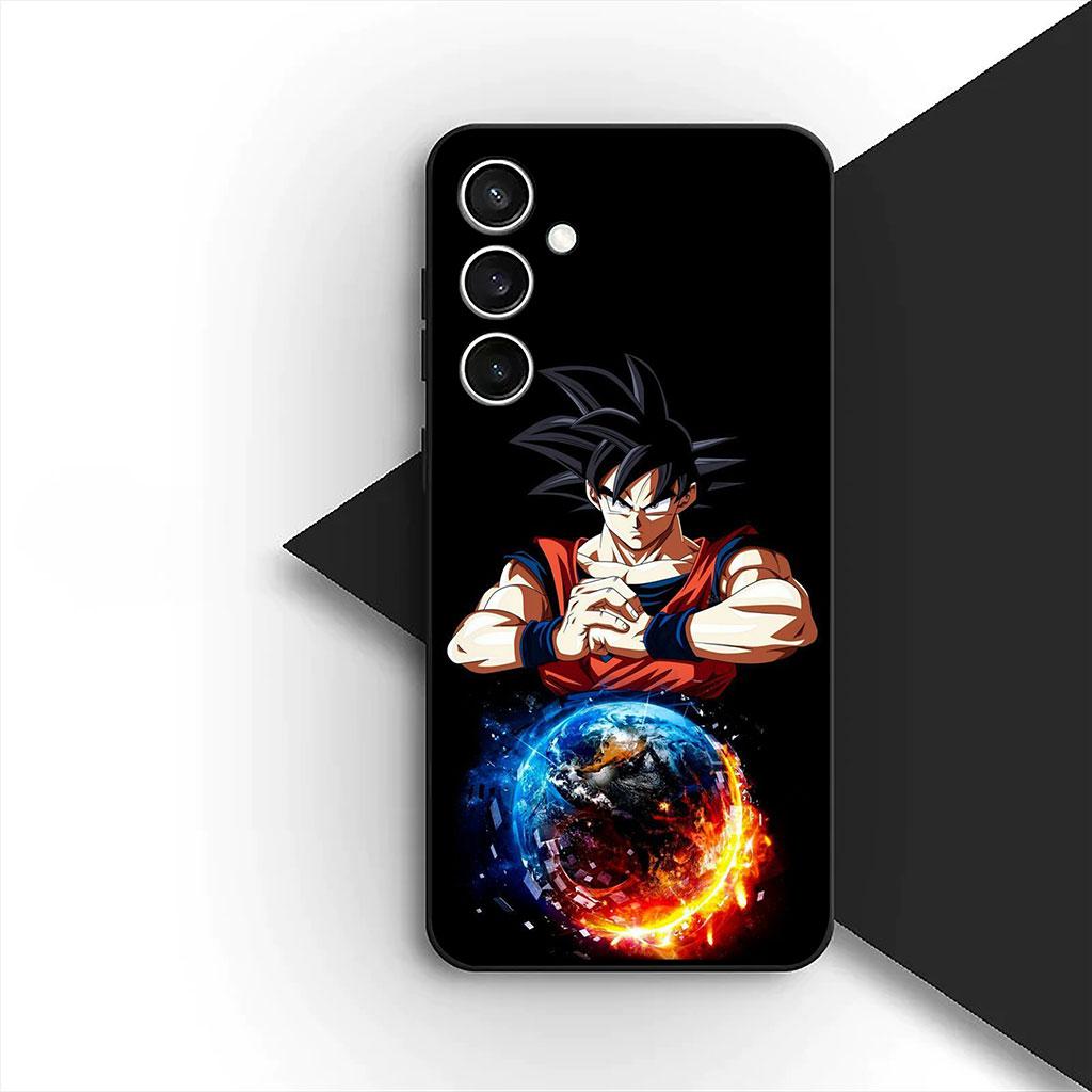 Cover for Samsung Galaxy S22 S21 S20 FE Ultra Plus A07 A17 A15 A16 A25 A57 A37 Case Dragons Gokus Balls DragonBalls Vegeta Z
