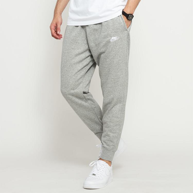 Nike NSW Club Jogger Cotton Knit Pants Men Bottoms Light-Grey BV2679-063