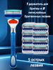 5 layer razor blades, 1 razor holder + 4 blades