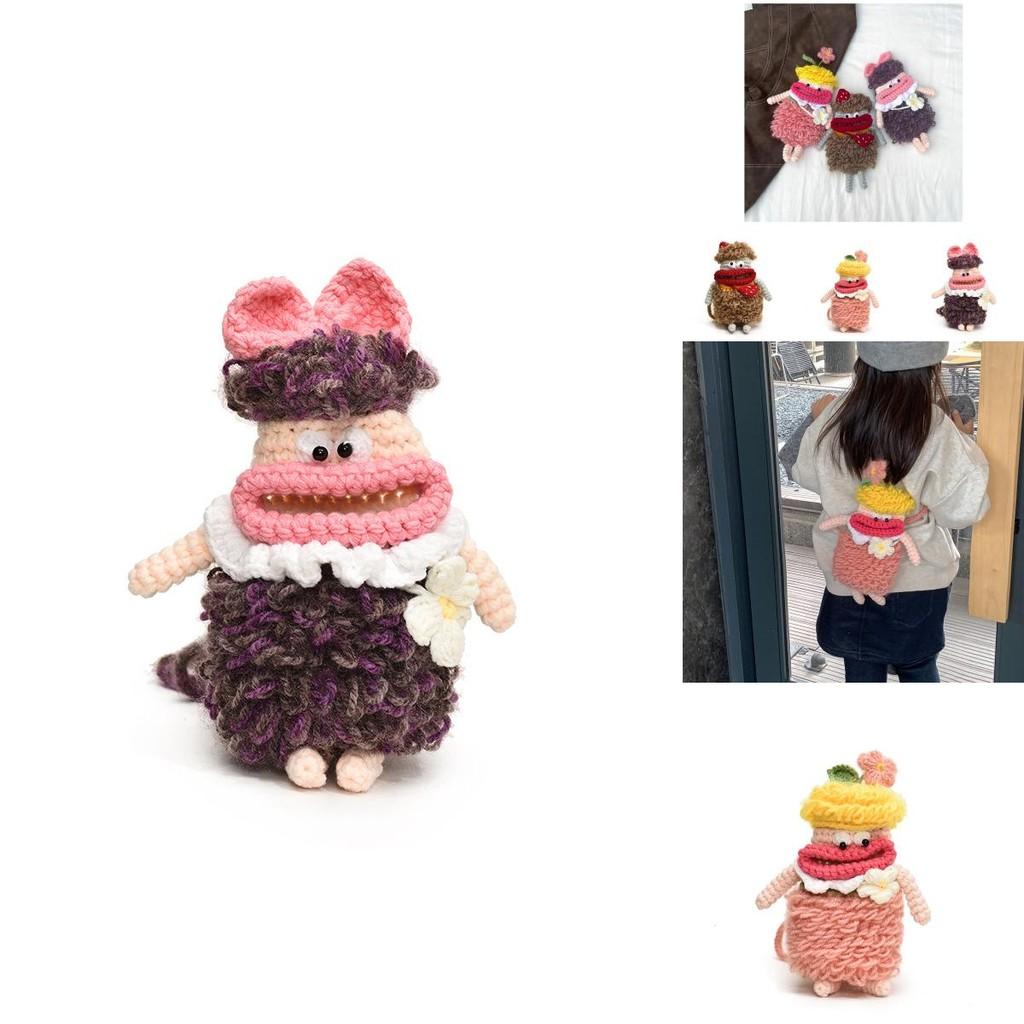 Adorable Cartoon Character Shoulder Bag For Kids With Unique Big Mouth Design