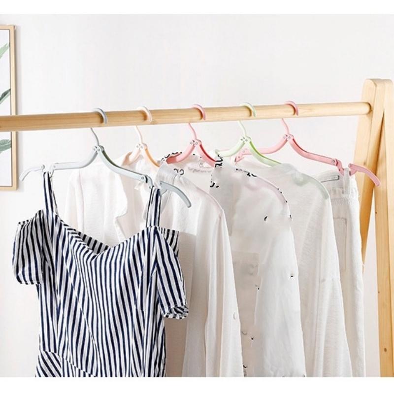 Foldableable Portable Clothes Hanger Travel Portable Clothes Hanging Rack Multi-functional Storage Home Business Trip