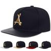 Metal Triangular Leather Brim Hip Hop Hat Men and Women Baseball Cap Fashionable Flat Top Caps Casual Hats