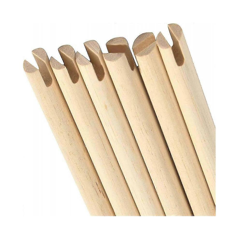 Pack of 20 Wooden Arrow Shafts, 's Arrows Archery, Replacement Arrows with Rubber Tip