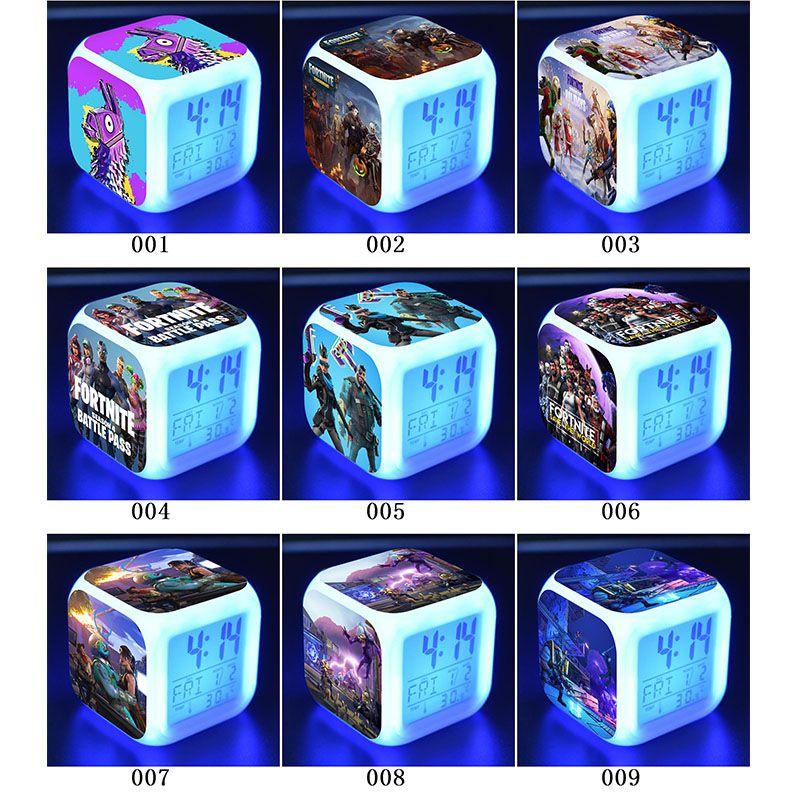 7color Multifunction Digital Alarm Clock Led Watch Alarm Clock