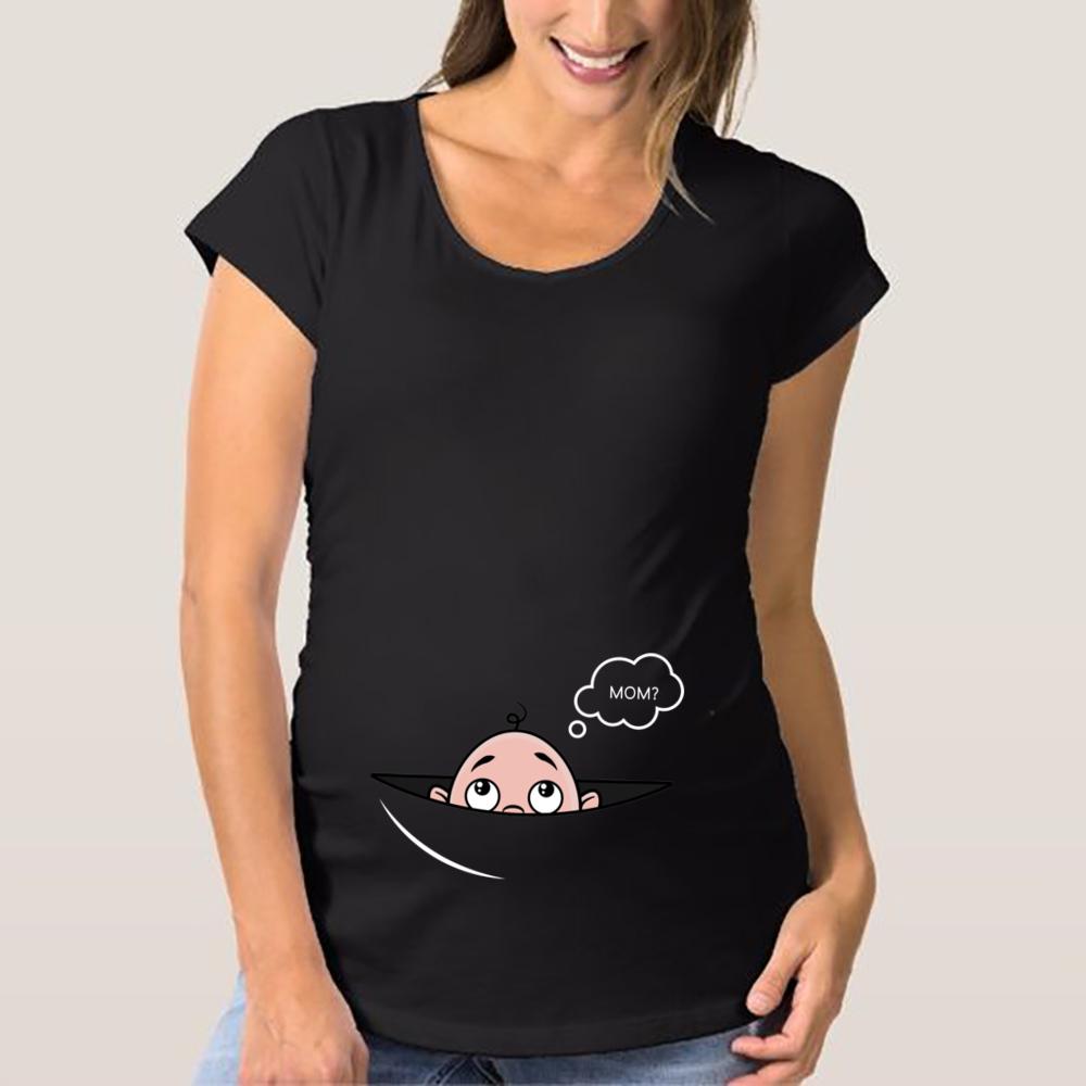 Moederschap T-shirts Voor Unisex Schattig Grappig Grafisch Zwangerschapscadeaus Zomer Casual Mama Zwangerschap Blouses Kleding