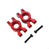 RC Car Rear Hub Anodized Finish Aluminum Wheel Assembly Sandblasted Surface Hobby Vehicle