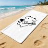 Cute GANADI Anime Towel For Outdoor Camping Beach Towel Super Absorbent Quick-Drying Summer Towel