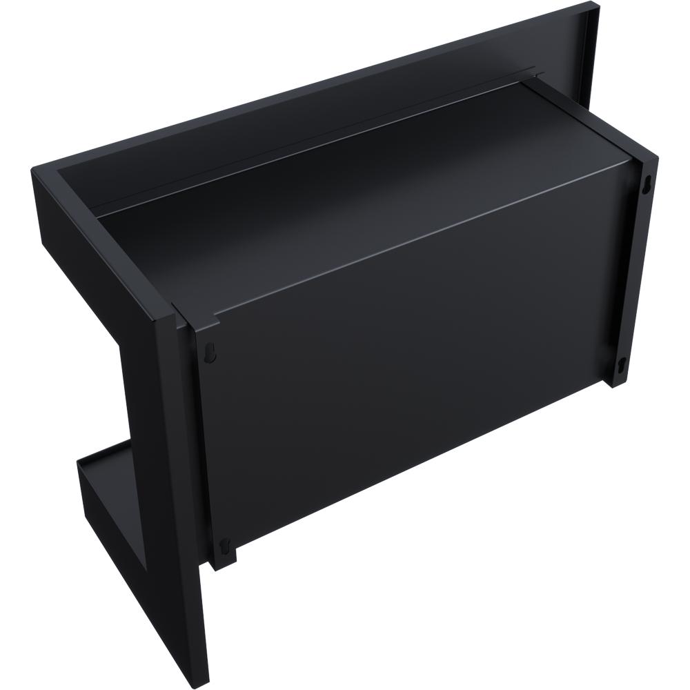 Nástěnný bioetanolový krb DELTA pravostranný 70 cm TÜV