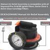 High Efficiency Manual Air Relief Valves Manual Air Relief Assembly with Pressure Gauge for Pool Filter Systems