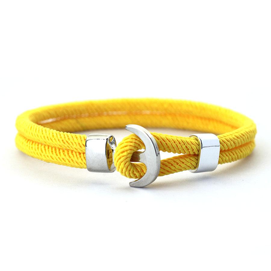 Brățară String Marină pentru Bărbați Strat Dublu Coardă Milano Brățară Nautică Pentru Hombre Ancora Piraților Brazalete Accesorii