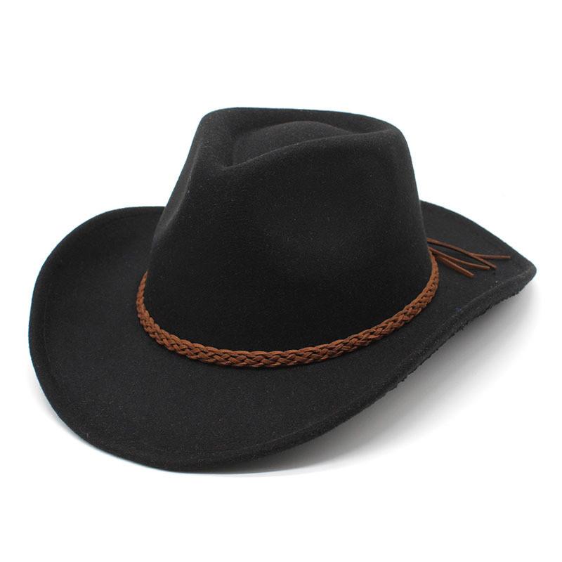 Cappello in Feltro di Lana a Tesa Larga per Uomo Donna Protezione Solare Estiva Abbigliamento Casual
