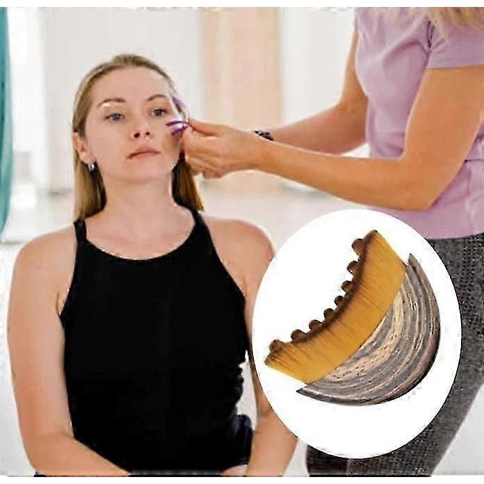 Lymphatic Drainage Face Brush, Contour Massager for Jawline & Chin, Reduce Puffiness, Ultra-Soft Bristles, Facial Sculpting Tool