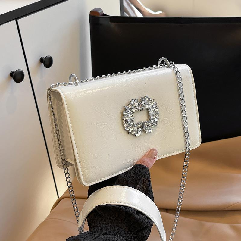 Popular fashion temperament autumn new women's casual shoulder crossbody portable small square bag