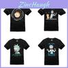 Rick And Morty T Shirt Men Short Sleeve Polyester Breathable Summer Casual Style For Teens