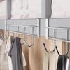 No Drill Over Door Hooks Heavy Duty Space Saving Wall Hanger Organizer for Coat Belt Scarf Bag Closet Bedroom Home Office Use