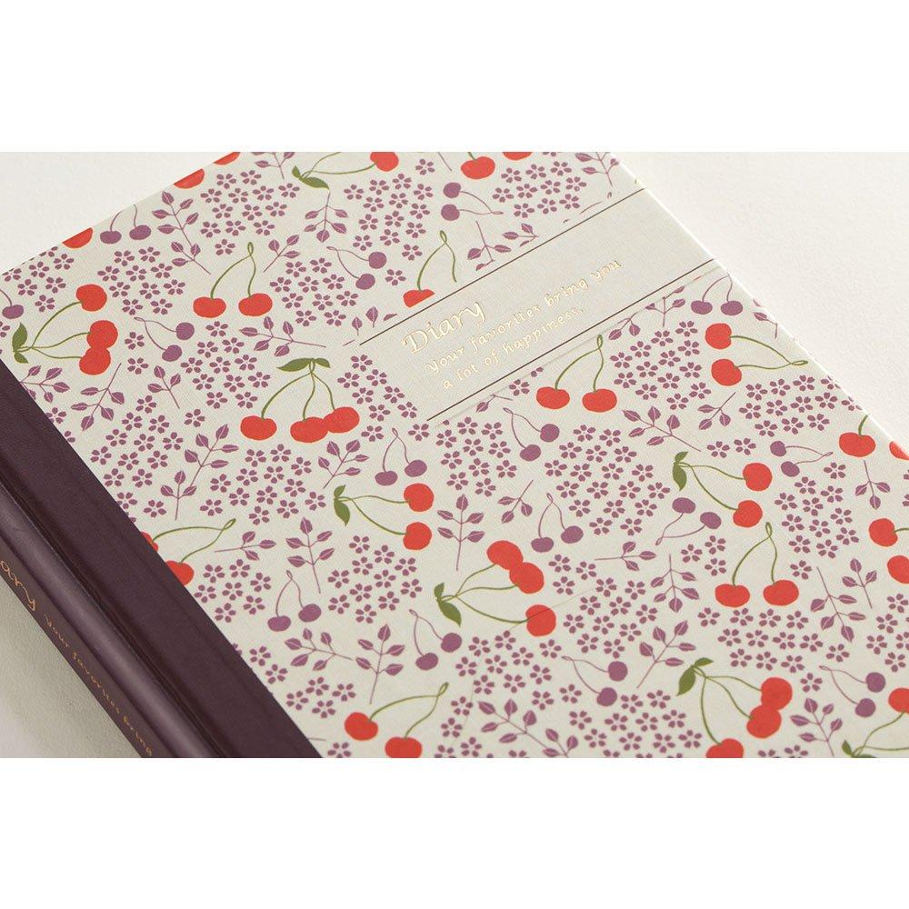 Midori Diary Cherry Pattern 12388006