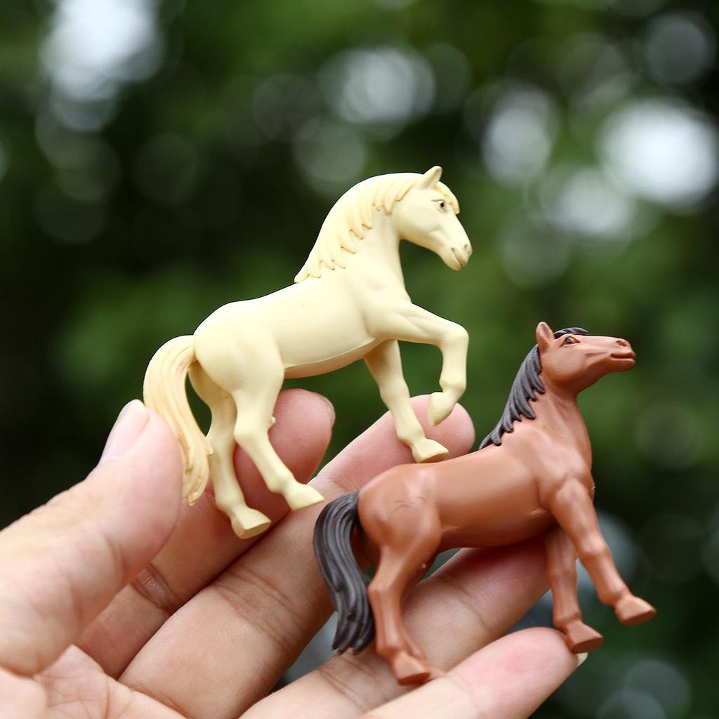 Galloping Horse Bonsai Model: Three Pose Animal Ornaments